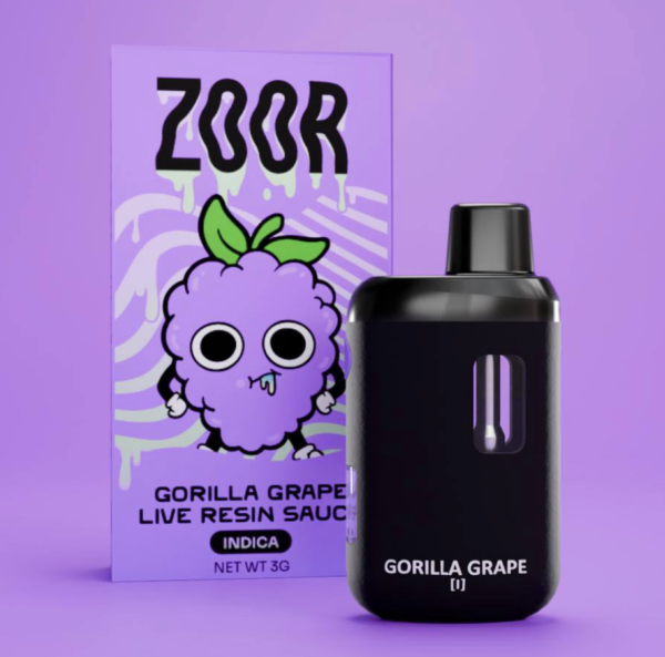 Zoor Gorilla Grape Disposable